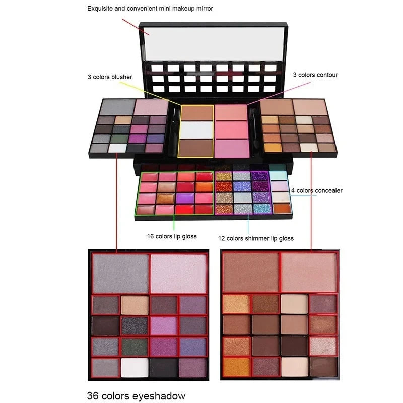 Glitter Matte Eyeshadow Palette