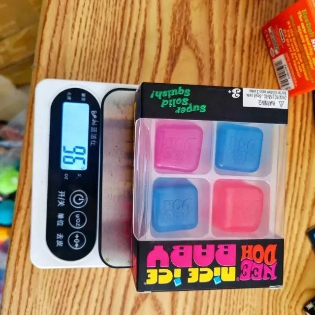 Grid Ice Cube Stress Relief Squishy