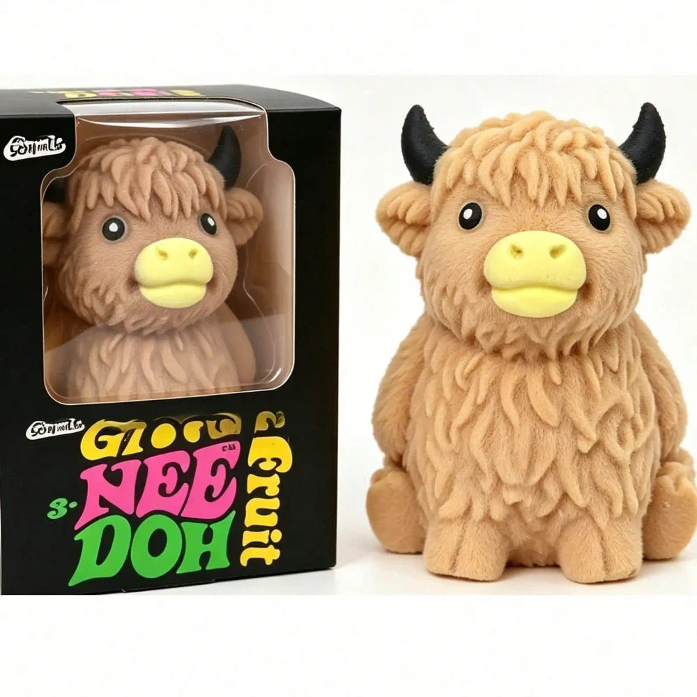 Scottish Highland Cow Anxiety Relief Fidget