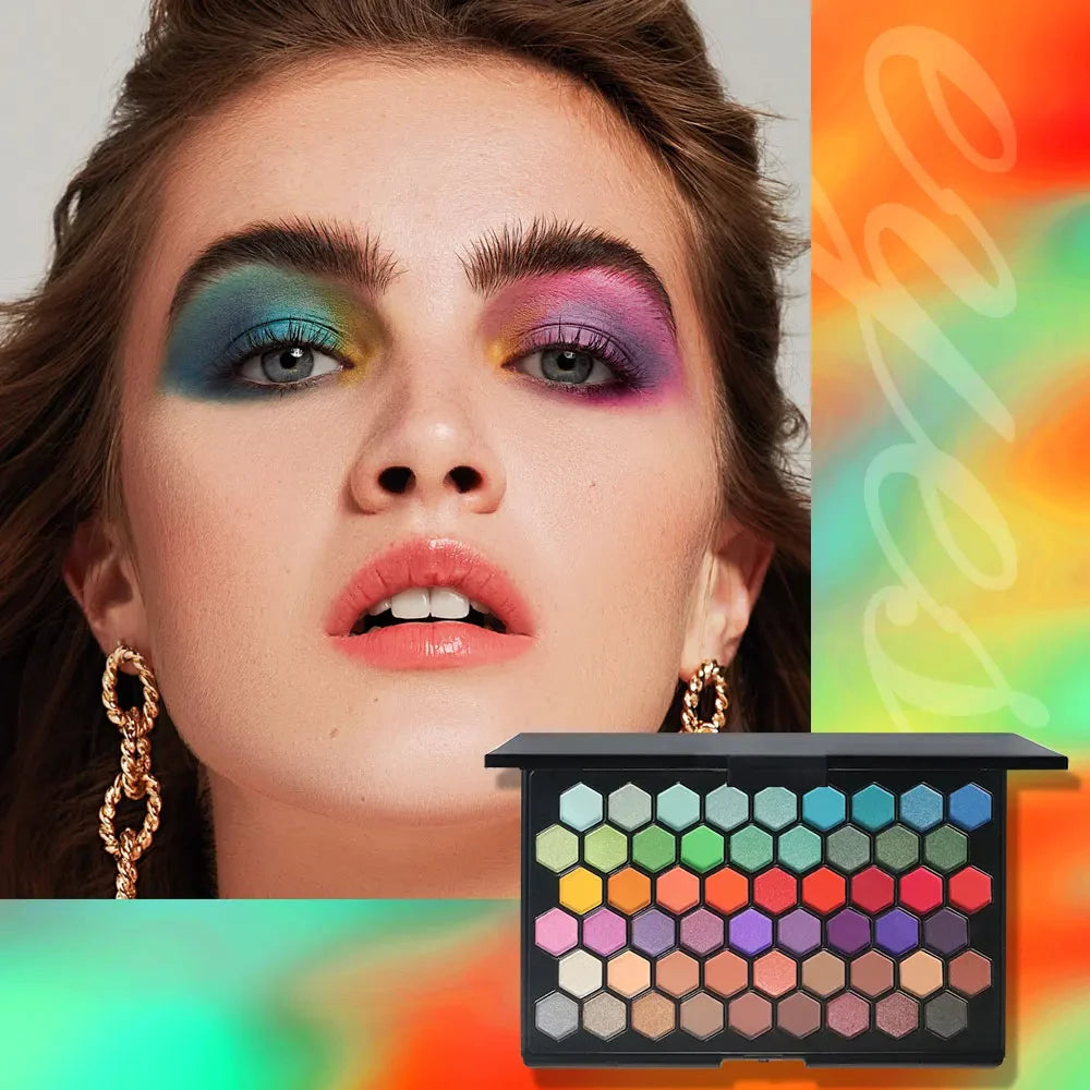 Versatile 54-Color Eyeshadow Palette