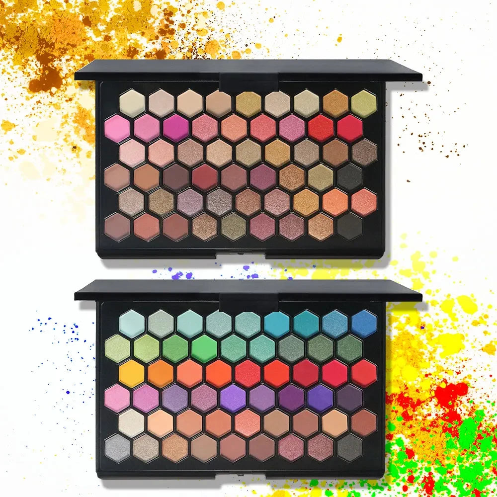Versatile 54-Color Eyeshadow Palette