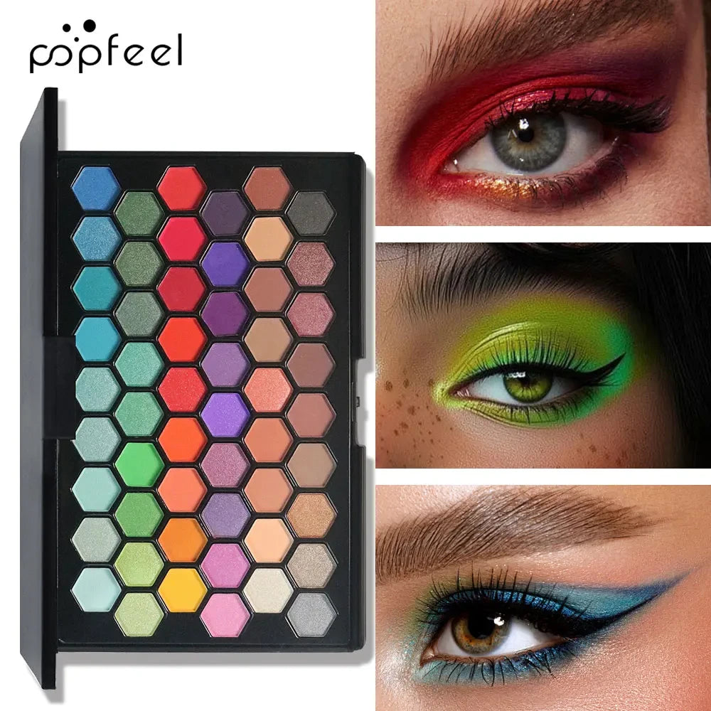 Versatile 54-Color Eyeshadow Palette