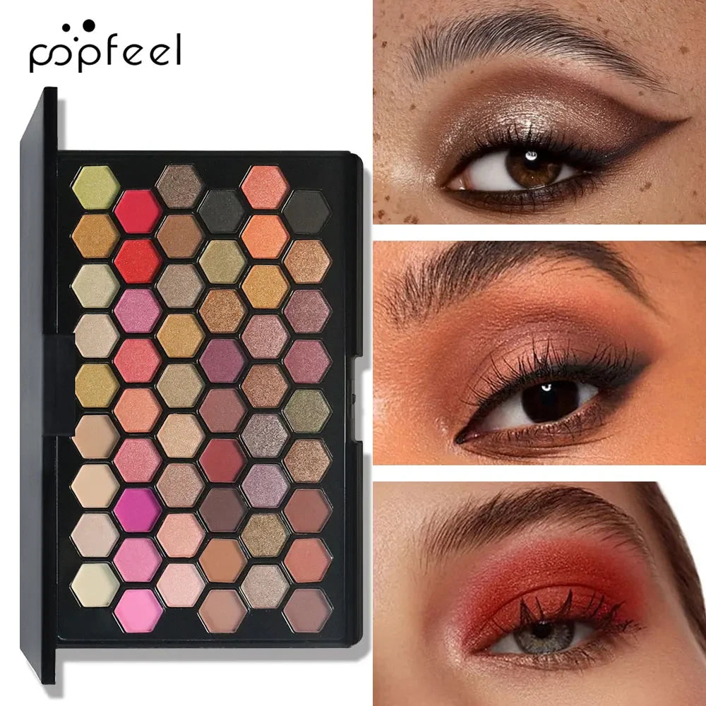 Versatile 54-Color Eyeshadow Palette