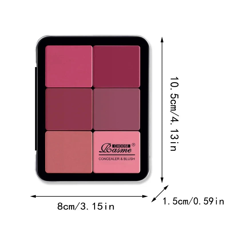 Twelve Color Concealer Blush Palette