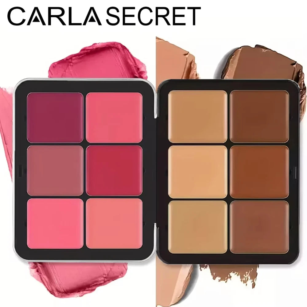 Twelve Color Concealer Blush Palette