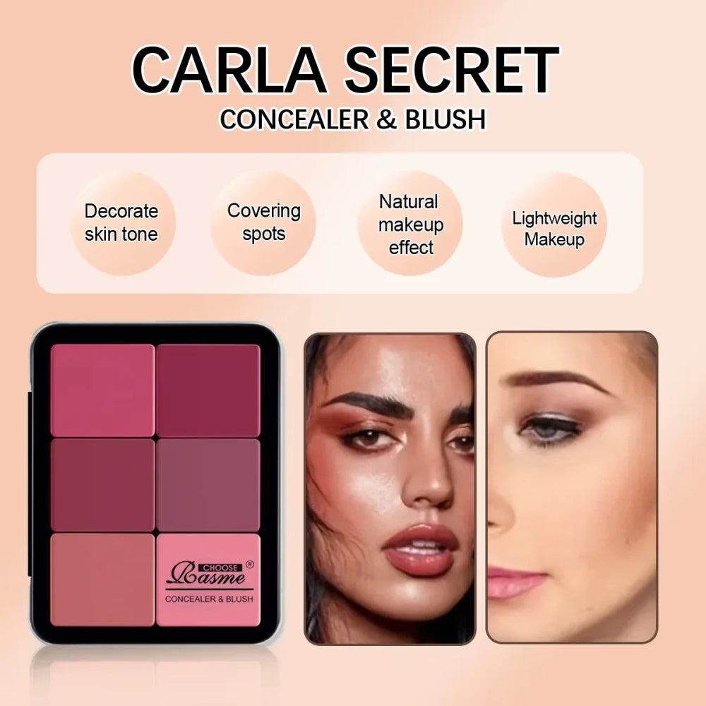 Twelve Color Concealer Blush Palette