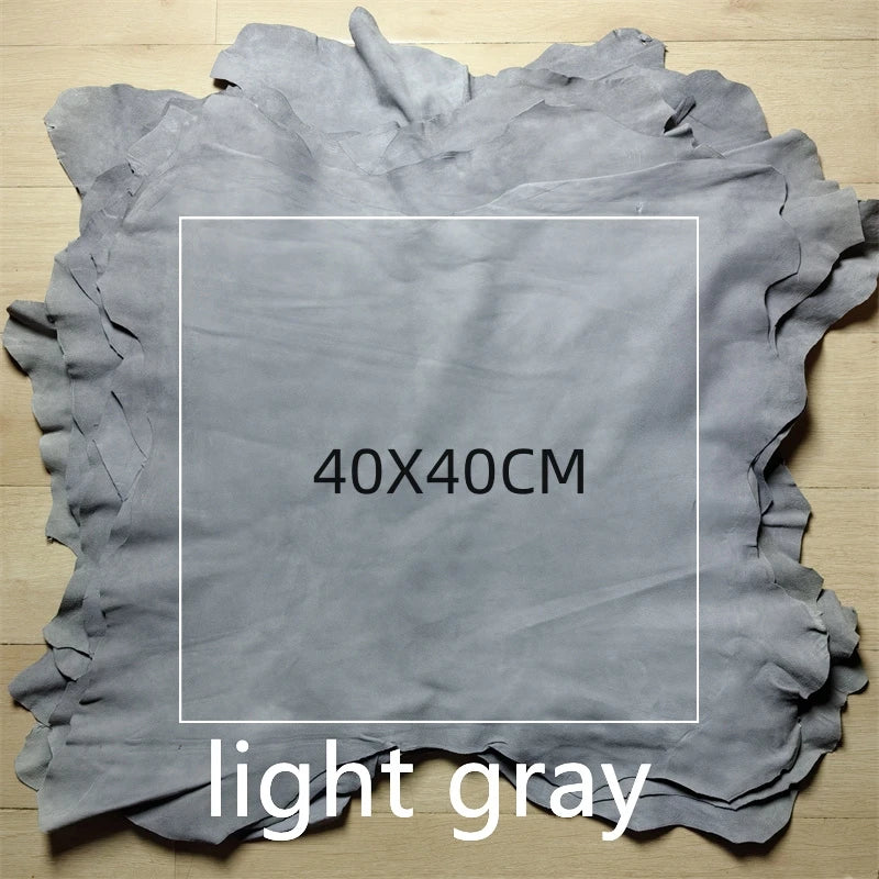 0.7/1.0mm Thick Grey Frosted Leather. First Layer Leather. Real Leather Fabric. Handmade DIY For Inside. Shoes. Whole Sheepskin