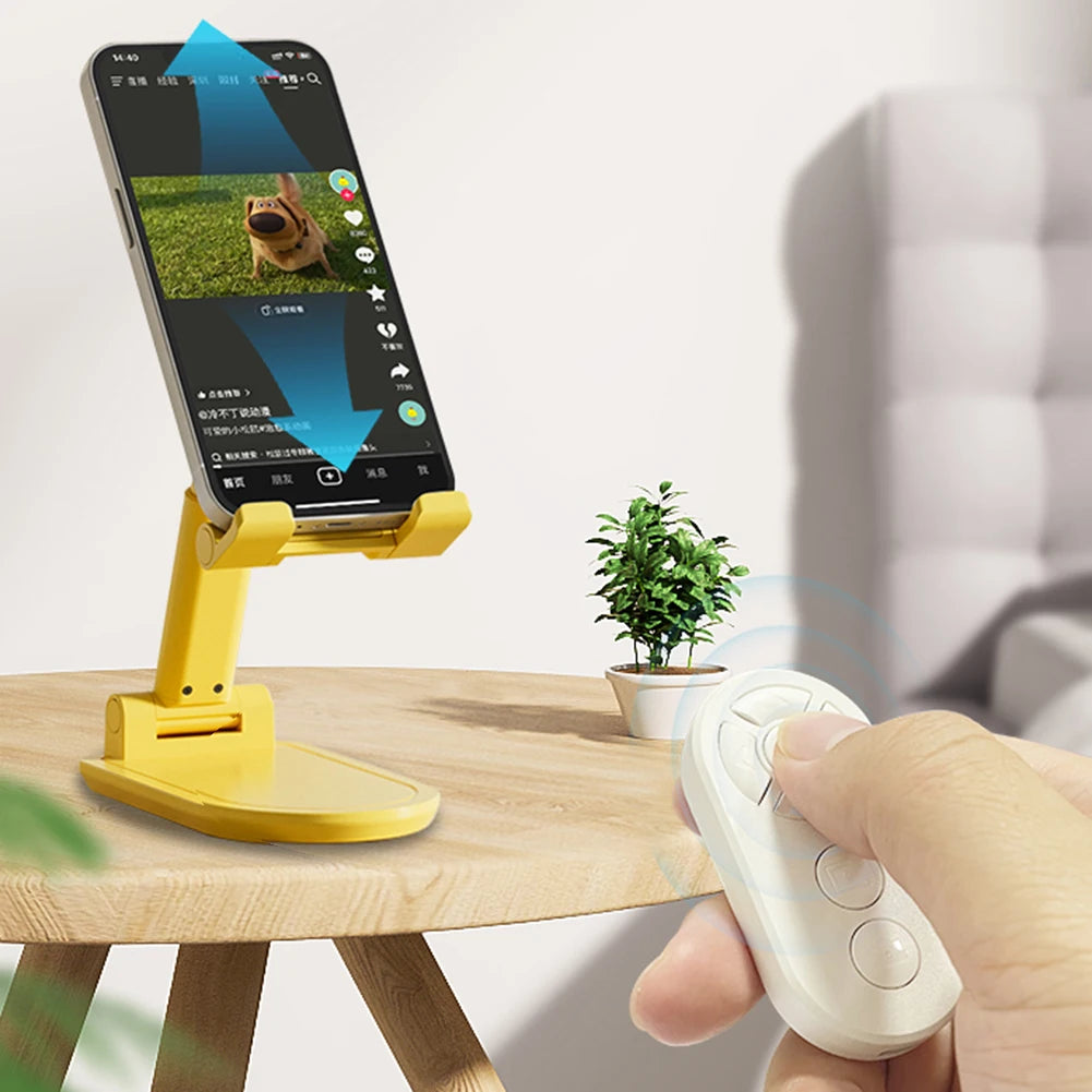 7 Buttons Remote Controller Rechargeable Bluetooth Smart Remote Selfie Stick Camera Controller for ios Android Photos and Videos