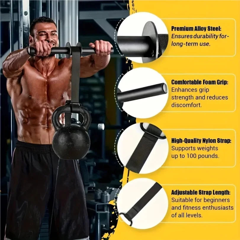 Iron Wrist Forearm Strengthener Muscle Training Stick Strength Equipment Black Universal Size Power Fitness Outdoor Sports Gear