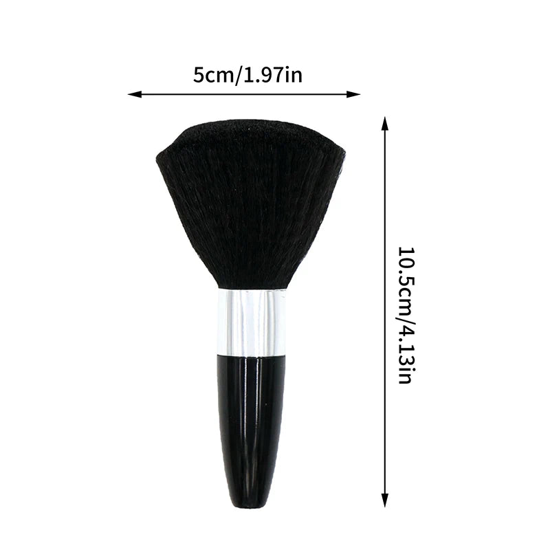 New Soft Neck Face Duster Barber Black Beard Brushes Hair Cleaning Hairbrush Salon Cutting Hairdressing Styling Makeup Tools