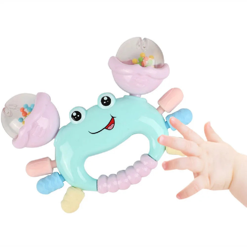 1pc random color Early Development crab Rattle Toys For Babies 0 to 36 Months Newborns Baby  Games Toys Teether Rattle Baby Toys