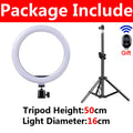 LED Selfie Ring Lighting Photographic Selfie Ring Lamp USB Remote Fill light For YouTube TikTok Video Live Phone Holder & Tripod