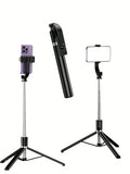 1700mm Selfie Stick Wireless Selfie Stick Phone Tripod Extendable  Stand Foldable Monopod For Smartphones Balance Steady Shootin