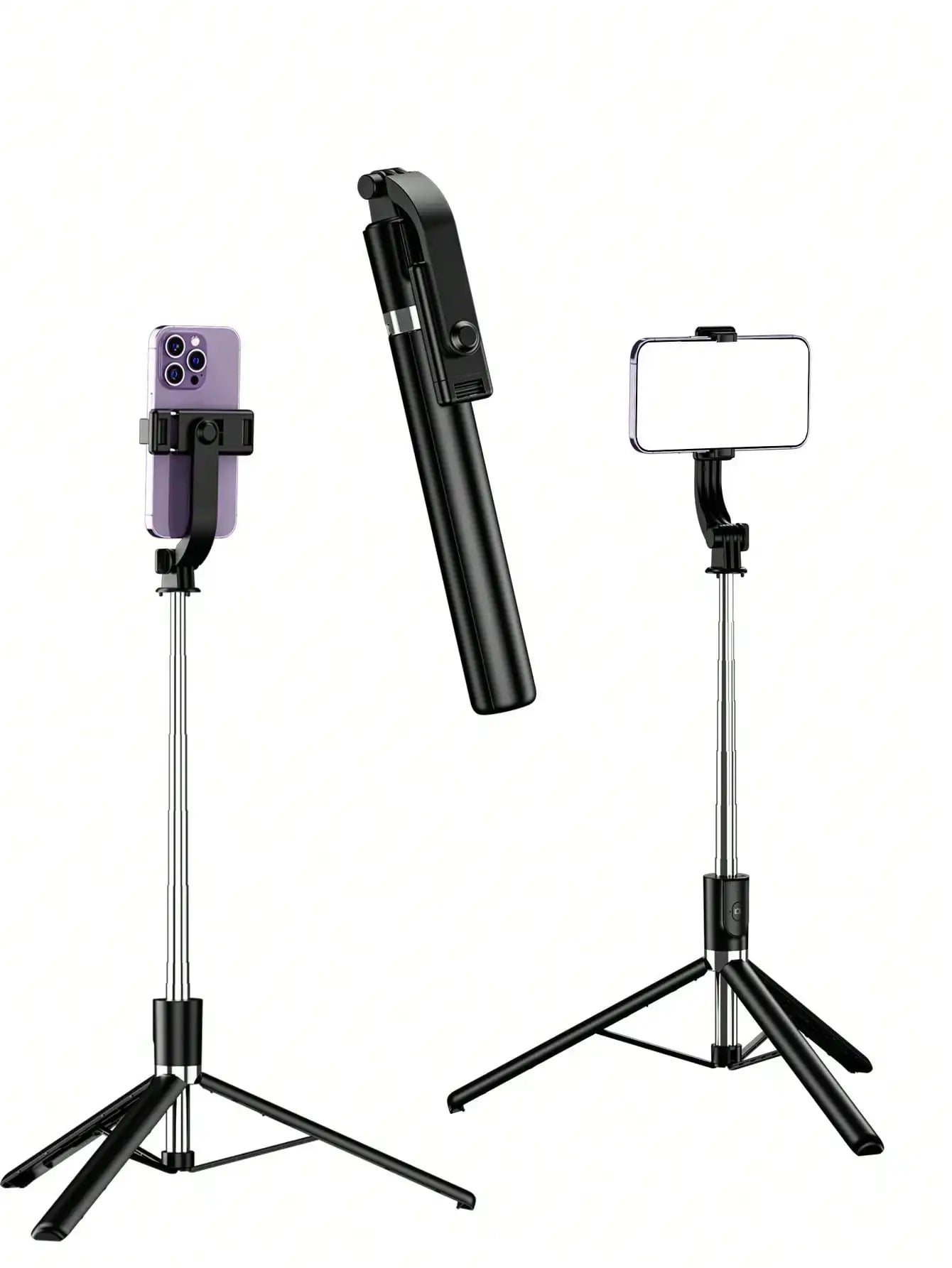 1700mm Selfie Stick Wireless Selfie Stick Phone Tripod Extendable  Stand Foldable Monopod For Smartphones Balance Steady Shootin