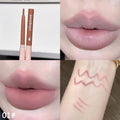 Korean Lip Liner Waterproof Matte Lip Liner Pencil Non-stick Cup Smooth Lip Contour Pen Nude Pink Brown Lip Makeup For Women