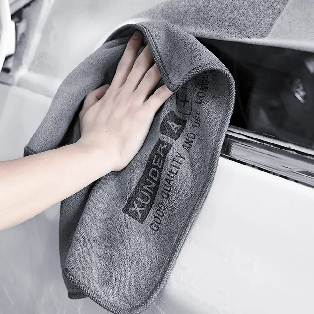 10/1pcs Microfiber Car Wash Towels Thickened High Water Absorption Auto Cleaning Cloths Towel Household Washing Drying Cloth Rag