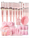 68PCS Makeup Tools:30PCS Makeup brush set+8PCS Makeup Tools+30PCS Makeup Sponges