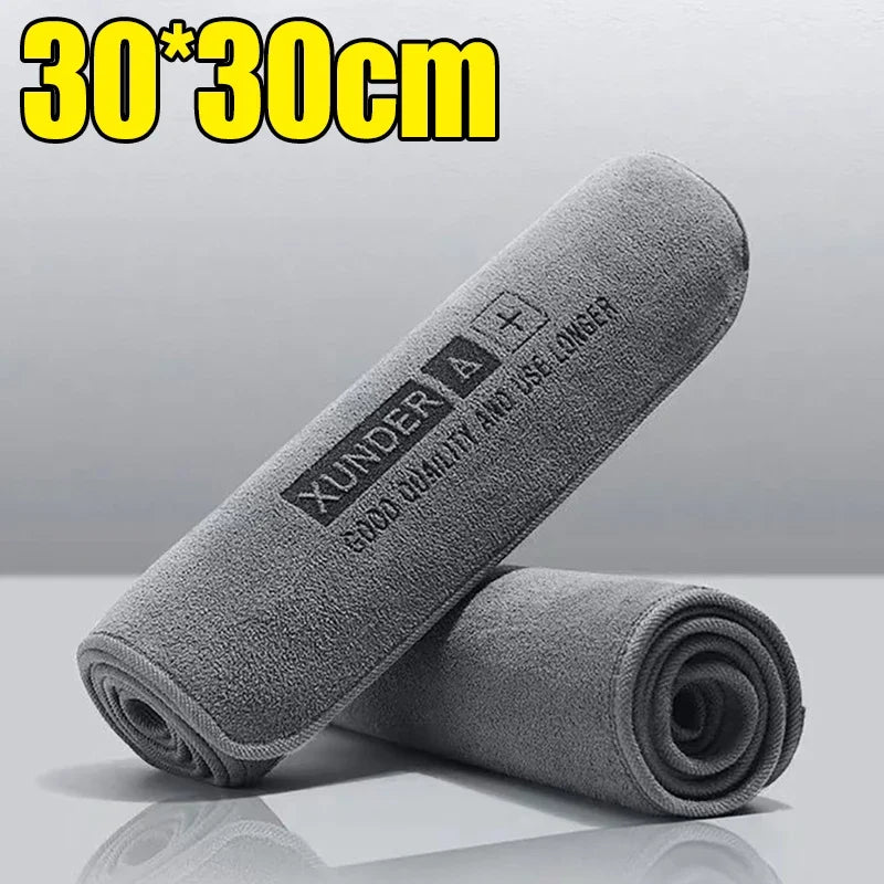 10/1pcs Microfiber Car Wash Towels Thickened High Water Absorption Auto Cleaning Cloths Towel Household Washing Drying Cloth Rag