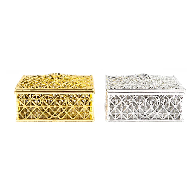 Mini Treasure Storage Jewelry Box Retro Candy Necklace Earring Bead Trinket Box Small Wedding Decor Party Favor Gift