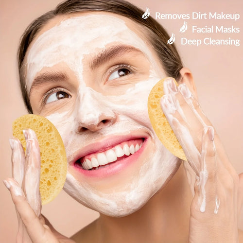 10/30pcs Compressed Facial Sponges SPA Face Cleaning Sponge Makeup Removal Exfoliating Pads for Cosmetologists Skin Massage Tool