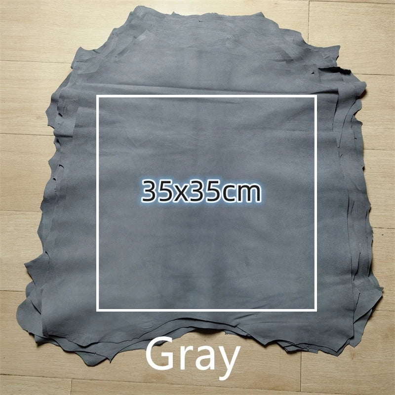 0.7/1.0mm Thick Grey Frosted Leather. First Layer Leather. Real Leather Fabric. Handmade DIY For Inside. Shoes. Whole Sheepskin