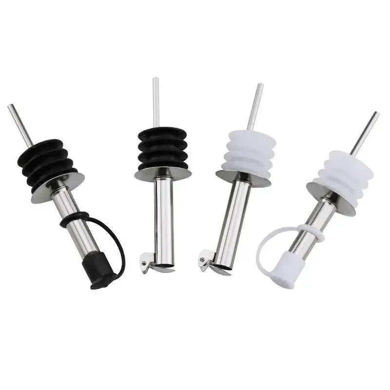 Hot Sale Household Practical Stainless steel wine Olive Oil Pourer Dispenser Spout Glass Bottle Pourer Kitchen Accessories