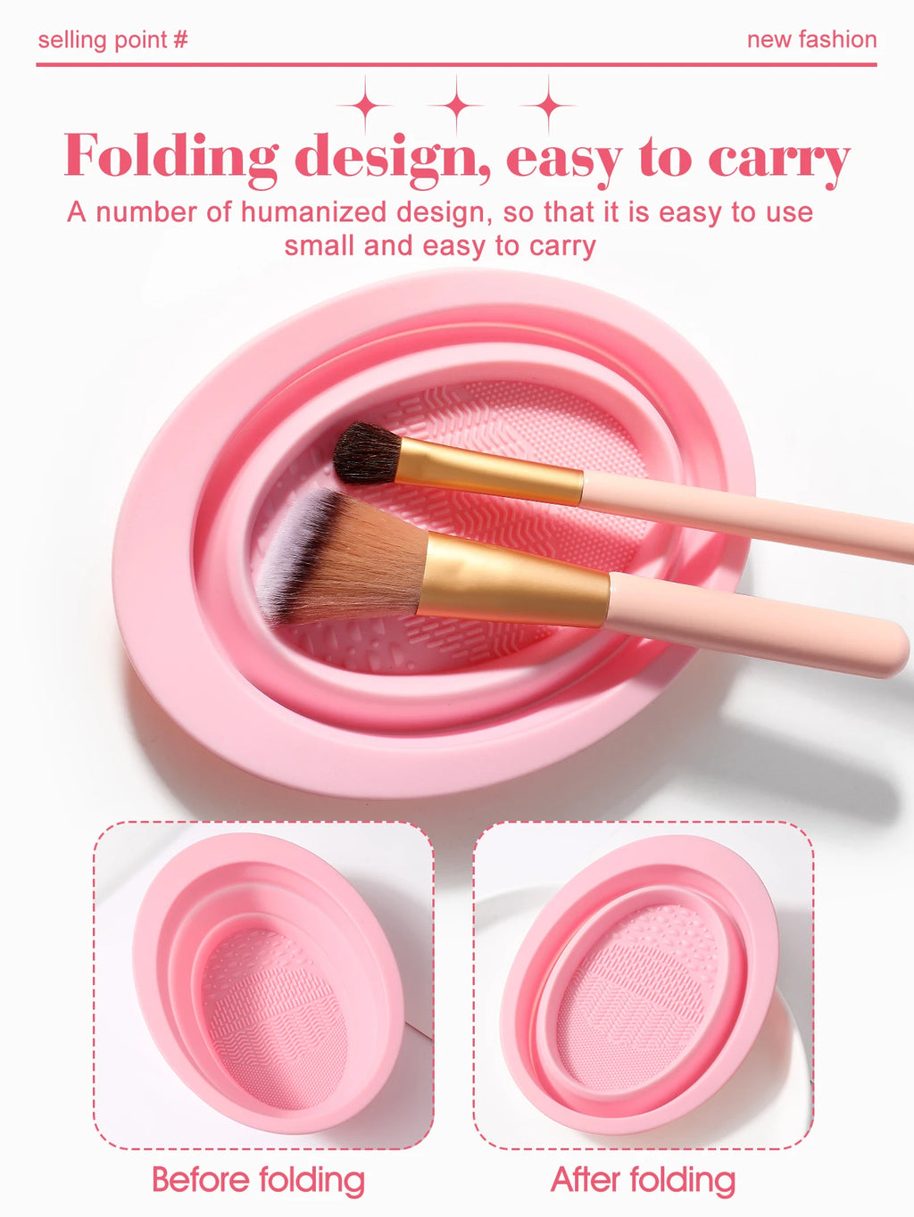 68PCS Makeup Tools:30PCS Makeup brush set+8PCS Makeup Tools+30PCS Makeup Sponges
