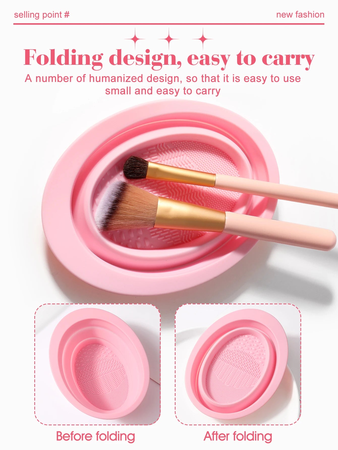 68PCS Makeup Tools:30PCS Makeup brush set+8PCS Makeup Tools+30PCS Makeup Sponges