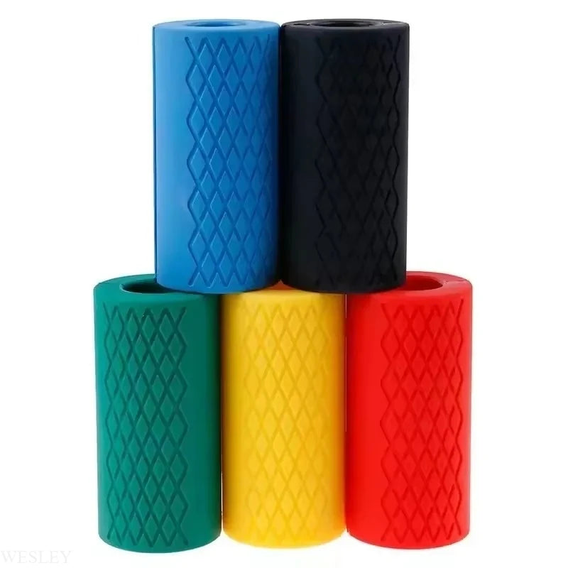 Grip Fat Bar Dumbbell Fat Barbell Grip Thick Bar Grips for Weightlifting Fitness Bar Handle Silicone Non-Slip Protective Pad