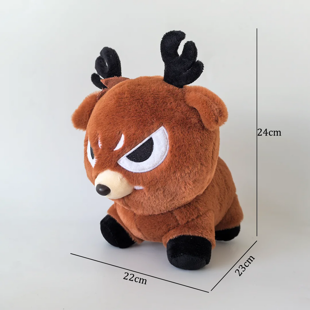 TreasuringU 2026 New 99 Night In Forest Plush Game Brown Stand Sit Elk Deer White Owl Stuffed Doll Kid Birthday Gifts