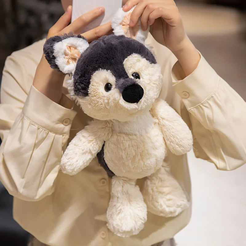 Cute Plush Toy Wolf in Sheep's Clothing Hat-Wearing Penguin Adorable Gorilla Husky Stuffed Animals for Kids Teens Animal Lovers