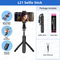 Handheld Selfie Stick Tripod Wireless Remote Stable Shooting with Action Camera Mobile Phone Optional Fill Light Portable Travel