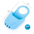 Kitchen Sink Drain Hanging Bag Bathroom Accessory Hanging Drain Bag Kitchen Sponge Soap Drain Silicone Hanging Bag