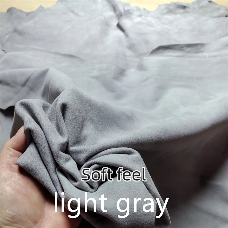 0.7/1.0mm Thick Grey Frosted Leather. First Layer Leather. Real Leather Fabric. Handmade DIY For Inside. Shoes. Whole Sheepskin