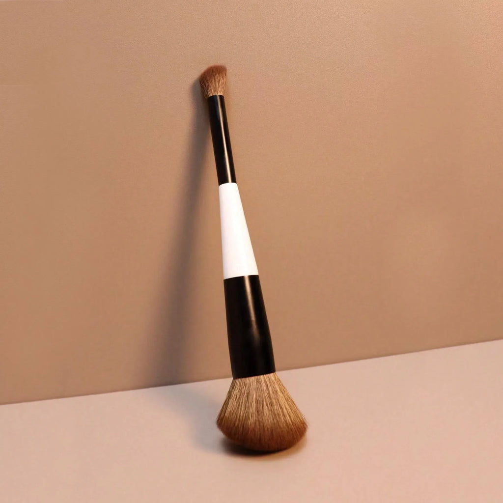 1 Double-Ended Makeup Brush, Foundation Brush, Concealer Brush, Blush Brush, Contour Brush, Eye Shadow Brush, Multi-Functional Makeup Brush